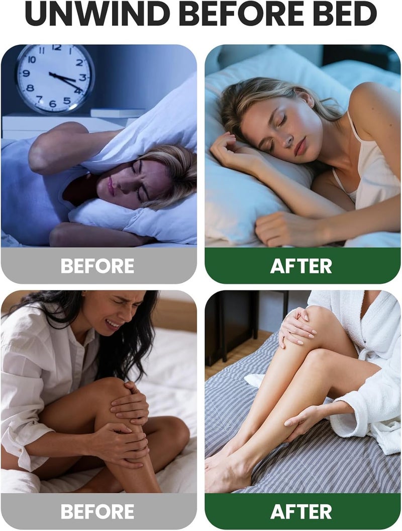 Venture Pal Magnesium Lotion, Topical Magnesium Cream, Leg & Muscle Relaxation with Coconut Oil, Shea Butter & Hyaluronic Acid, Safe for Kids - Image 2